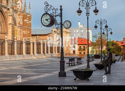 Domplatz, Leon, Provinz Kastilien und Leon, Spanien / Castilla y Leon Stockfoto
