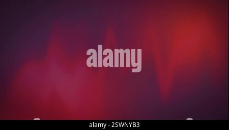 Abstraktes rotes und violettes Bild mit welligen Lichtmustern Stockfoto