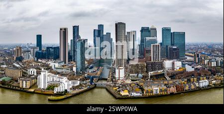 Canary Wharf, Tower Hamlets, London, England, Großbritannien. Stockfoto