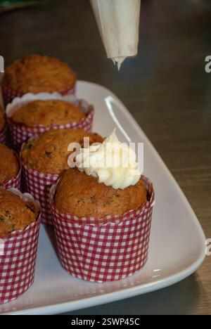 Sahnehäubchen Stockfoto