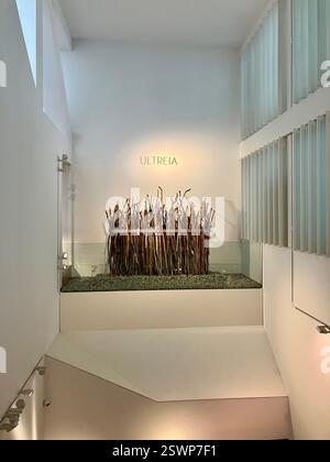 Ausstellungen im Museo das Peregrinacións e de Santiago' (Pilgermuseum und Santiago), Santiago de Compostela, Galicien, Spanien Stockfoto