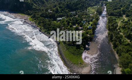 Rosalie Bay Öko-Resort Stockfoto