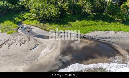 Rosalie Bay Öko-Resort Stockfoto