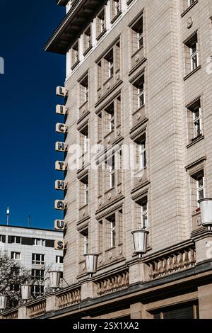 Karl-Marx-Allee / Berlin Stockfoto