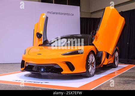 Toronto, ON, Kanada - 14. Februar 2025: McLaren GTS wurde auf der Canadian International AutoShow 2025 vorgestellt. Stockfoto