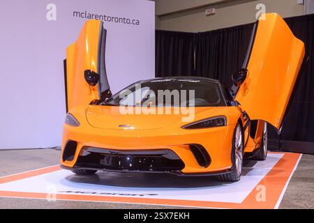 Toronto, ON, Kanada - 14. Februar 2025: McLaren GTS wurde auf der Canadian International AutoShow 2025 vorgestellt. Stockfoto