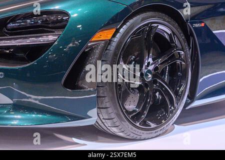 Toronto, ON, Kanada - 14. Februar 2025: McLaren 750S wurde auf der Canadian International AutoShow 2025 vorgestellt. Stockfoto