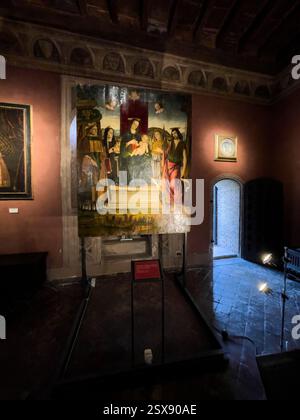 Schloss Gradara. 2024 iPhone Roadtrip Stockfoto