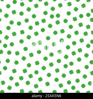 Nahtloses Muster mit dekorativen Elementen in einer handgezeichneten Cartoon Flat Style Illustration Stock Vektor