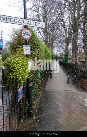 Essigasse, Walthamstow Stockfoto