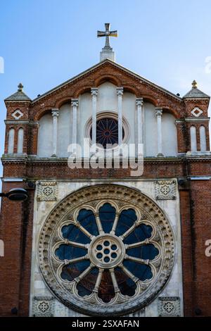 Detail von St. Joseph Catholic Cathedral oder Catedrala SF. Iosif in Bukarest, Rumänien Stockfoto