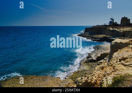Wundervolle Meereslandschaft im Torre Sant'Andrea, Salento Küste, Apulien, ITALIEN Stockfoto