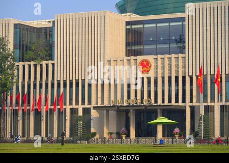 Das vietnamesische Nationalversammlung - das pulsierende Leben in Hanoi, der Hauptstadt Vietnams VN Stockfoto