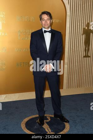 Los Angeles, USA. Februar 2025. Sean Baker kam am 23. Februar 2025 zu den 31. Screen Actors Awards im Shrine Auditorium in Los Angeles, KALIFORNIEN. © Majil/AFF-USA. COM Credit: AFF/Alamy Live News Stockfoto
