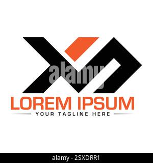 Design mit XR-Letter-Logo Stock Vektor