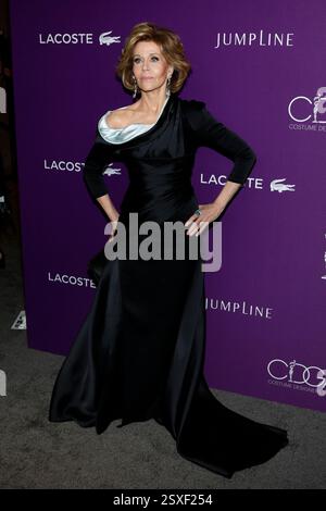 Schauspielerin Jane Fonda kommt am 21. Februar 2017 bei den 19. Costume Designers Guild Awards, CDGA, im Hotel Beverly Hilton in Los Angeles, USA Stockfoto