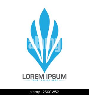 Vogellogodesign, Vogelflügel-Logo Stock Vektor