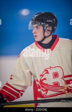 Billingham, National Ice Hockey League (N) Moralee Cup Finale 2ng Leg, Billingham Stars vs Blackburn Hawks (Foto: Scott Llewellyn | SLSportsphotos) Stockfoto