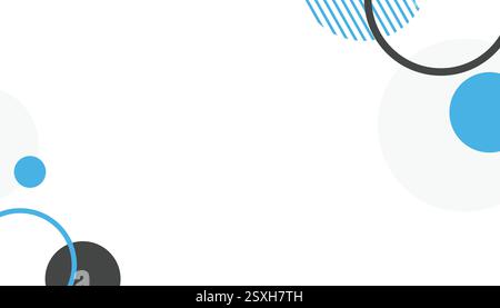Abstrakte Hintergrund-Vektor-Illustration mit minimalem, geometrischem, modernem, Hipster und futuristischem Stil. Perfekt für Präsentationen, Banner, Websites. Stock Vektor