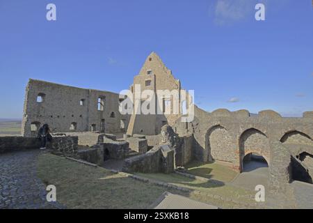 Schloss Gleiberg erbaut um 900, Krofdorf-Gleiberg, Wettenberg, Hessen, Deutschland, Europa Stockfoto