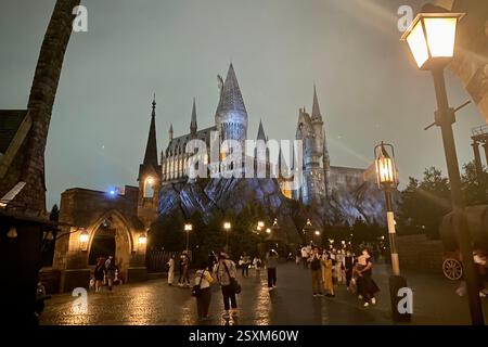 Harry Potter Attraktion in den Universal Studios Japan Stockfoto