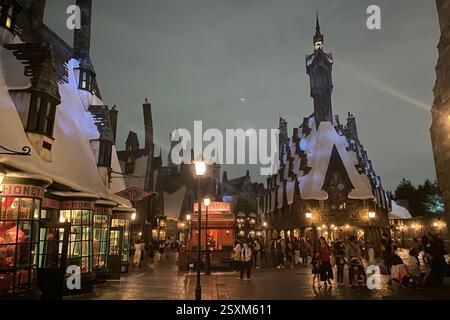 Harry Potter Attraktion in den Universal Studios Japan Stockfoto