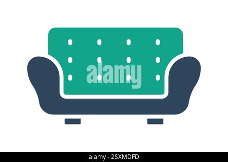 Tischsymbol. Symbolstil durchgehend. Symbol für Möbel. Vektorillustration für Möbelelemente Stock Vektor