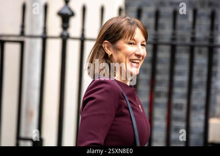 London, Großbritannien. Februar 2025. Rachel Reeves, Finanzkanzlerin, bei einer Kabinettssitzung in der Downing Street 10 London. Quelle: Ian Davidson/Alamy Live News Stockfoto
