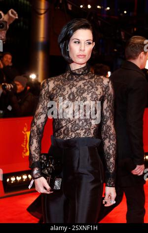 Die deutsche Kunstsammlerin Julia Stoschek kommt am 9. Februar 2017 zur Weltpremiere von 'Django' während der 67. Internationalen Berliner Filmfestspiele Berlinale im Berlinale Palast in Berlin Stockfoto