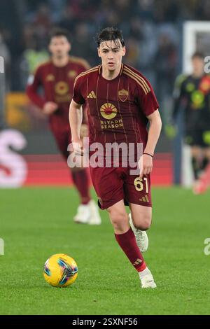 Februar 2025, Olimpico Stadium, Rom, Italien; Serie A Enilive Football Match; Roma gegen Monza; m61 Stockfoto