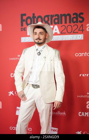 Madrid, Spanien. Februar 2025. Jan Cornet beim Photocall für Fotogramas Awards am Montag, 24. Februar 2025 in Madrid. Quelle: CORDON PRESS/Alamy Live News Stockfoto
