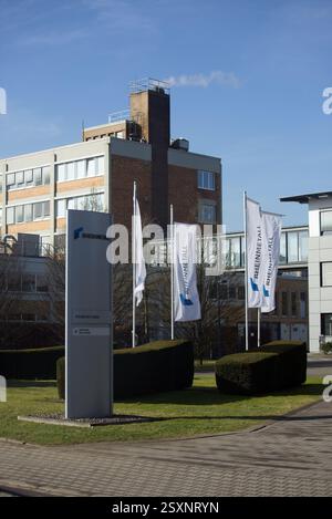 Rheinmetall Pierburg in Neuss. Es wird erwägt, Munition für den Krieg in der Ukraine hier hergestellt. Stockfoto