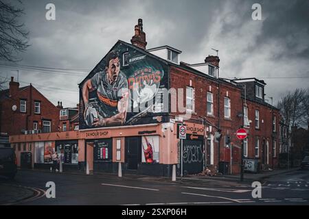 Allgemeine Ansichten um Headingley, Leeds, West Yorkshire, Großbritannien. 23. Februar 2025. Leeds, West Yorkshire, Großbritannien. Quelle: Lichtfotografie Stockfoto