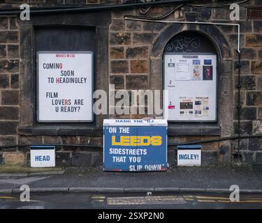 Allgemeine Ansichten um Headingley, Leeds, West Yorkshire, Großbritannien. 23. Februar 2025. Leeds, West Yorkshire, Großbritannien. Quelle: Lichtfotografie Stockfoto