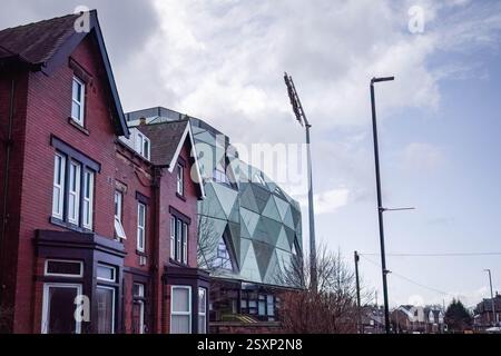 Allgemeine Ansichten um Headingley, Leeds, West Yorkshire, Großbritannien. 23. Februar 2025. Leeds, West Yorkshire, Großbritannien. Quelle: Lichtfotografie Stockfoto