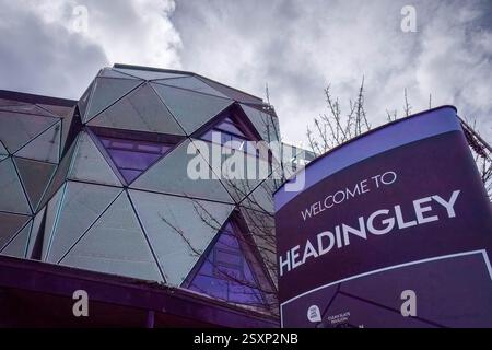 Allgemeine Ansichten um Headingley, Leeds, West Yorkshire, Großbritannien. 23. Februar 2025. Leeds, West Yorkshire, Großbritannien. Quelle: Lichtfotografie Stockfoto