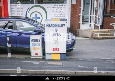 Allgemeine Ansichten um Headingley, Leeds, West Yorkshire, Großbritannien. 23. Februar 2025. Leeds, West Yorkshire, Großbritannien. Quelle: Lichtfotografie Stockfoto