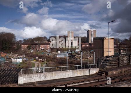 Allgemeine Ansichten um Headingley, Leeds, West Yorkshire, Großbritannien. 23. Februar 2025. Leeds, West Yorkshire, Großbritannien. Quelle: Lichtfotografie Stockfoto