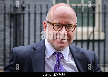 London, Großbritannien. Februar 2025. Richard Hermer, Lord Hermer, Generalstaatsanwalt für England und Wales, PC, QC, Generalanwalt für Nordirland. Die Minister nehmen an der Kabinettssitzung der Regierung in Downing Street, London, UK, Teil. Credit: Imageplotter/Alamy Live News Stockfoto