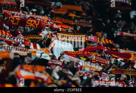 Rams Park, Istanbul, Türkei. Februar 2025. Galatasaray vs Fenerbahce, im Rams Park, Istanbul, Türkei. Ulrik Pedersen/CSM/Alamy Live News Stockfoto