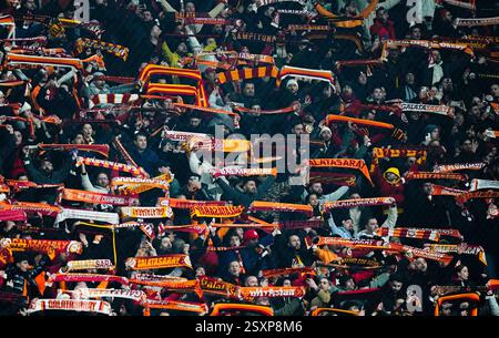 Rams Park, Istanbul, Türkei. Februar 2025. Galatasaray vs Fenerbahce, im Rams Park, Istanbul, Türkei. Ulrik Pedersen/CSM/Alamy Live News Stockfoto