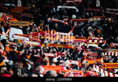 Rams Park, Istanbul, Türkei. Februar 2025. Galatasaray vs Fenerbahce, im Rams Park, Istanbul, Türkei. Ulrik Pedersen/CSM/Alamy Live News Stockfoto
