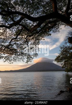 Concepcion Volcano oder Volcan Concepcion auf der Insel Ometepe in Nicaragua Stockfoto