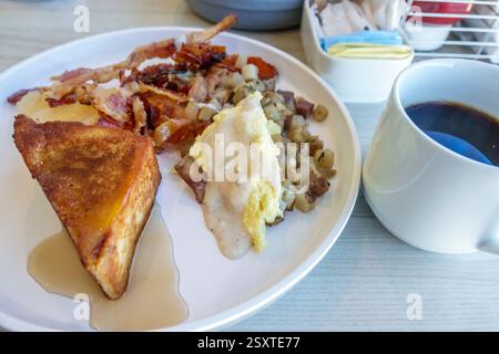 San Juan Puerto Rico, Norwegian Cruise Line NCL Breakaway Ship 11-tägige Karibische See Reiseroute, an Bord innen, das Garden Cafe, All you CAN eat b Stockfoto