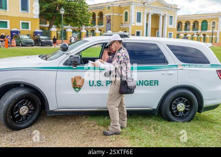 San Juan Puerto Rico, Viejo Old San Juan, Castillo San Felipe del Morro, Festung El Morro, UNESCO-Weltkulturerbe, historisches Wahrzeichen, Nationalpark Ser Stockfoto