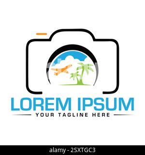 Design Des Kameralogos Stock Vektor