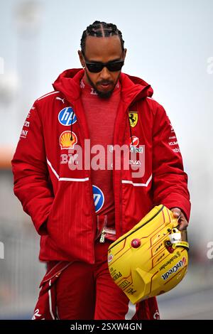 Sakhir, Bahrain. Februar 2025. Lewis Hamilton (GBR) Ferrari. 26.02.2025. Formel-1-Test, Sakhir, Bahrain, Tag 1. Quelle: James Moy/Alamy Live News Stockfoto