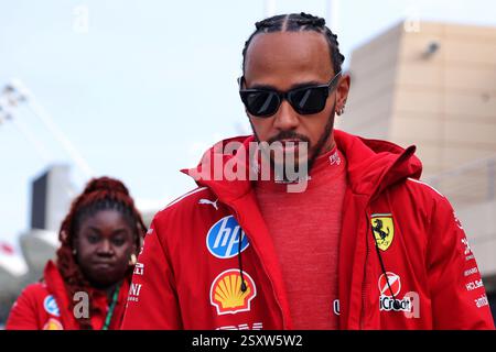 Sakhir, Bahrain. Februar 2025. Lewis Hamilton (GBR) Ferrari. 26.02.2025. Formel-1-Test, Sakhir, Bahrain, Tag 1. Das Foto sollte lauten: XPB/Alamy Live News. Stockfoto