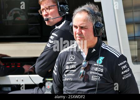 Sakhir, Bahrain. Februar 2025. Ron Meadows (GBR) Mercedes AMG F1 Sporting Director. 26.02.2025. Formel-1-Test, Sakhir, Bahrain, Tag 1. Das Foto sollte lauten: XPB/Alamy Live News. Stockfoto