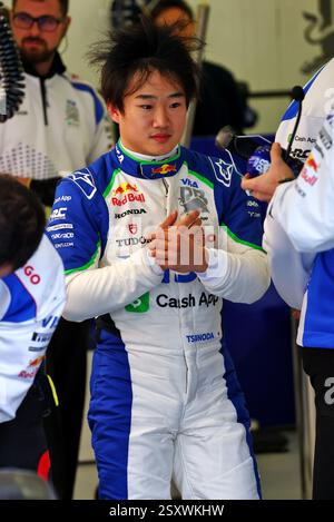 Sakhir, Bahrain. Februar 2025. Yuki Tsunoda (JPN) Rennbullen. 26.02.2025. Formel-1-Test, Sakhir, Bahrain, Tag 1. Das Foto sollte lauten: XPB/Alamy Live News. Stockfoto